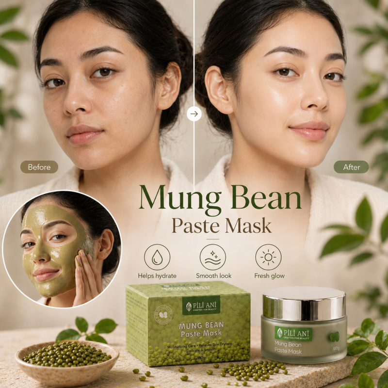 PiLi ANi Mung Bean Paste Mask - Gallery Image