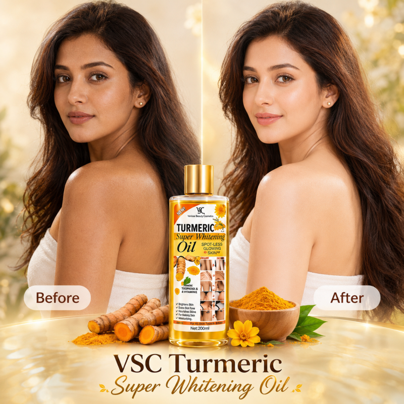 VSC  Turmeric Super Whitening Oil (200 ml) - Gallery Image