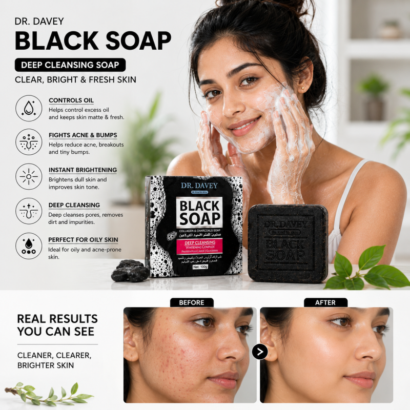 Dr. Davey Black Soap - Gallery Image